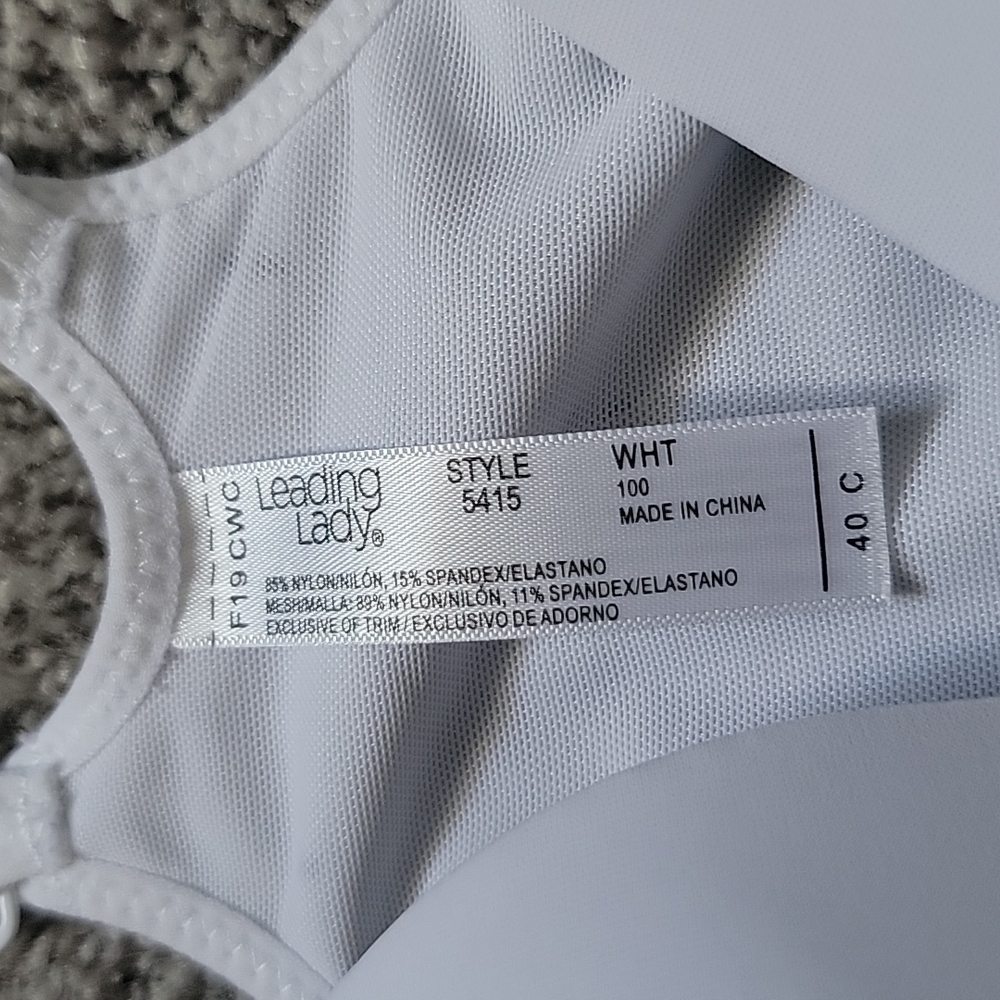 Leading Lady size 40C bra - Picture 2 of 3